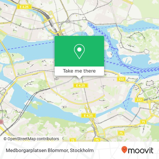 Medborgarplatsen Blommor map