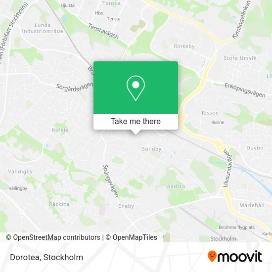 Dorotea map
