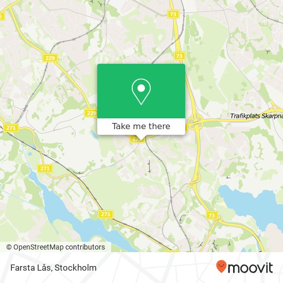 Farsta Lås map