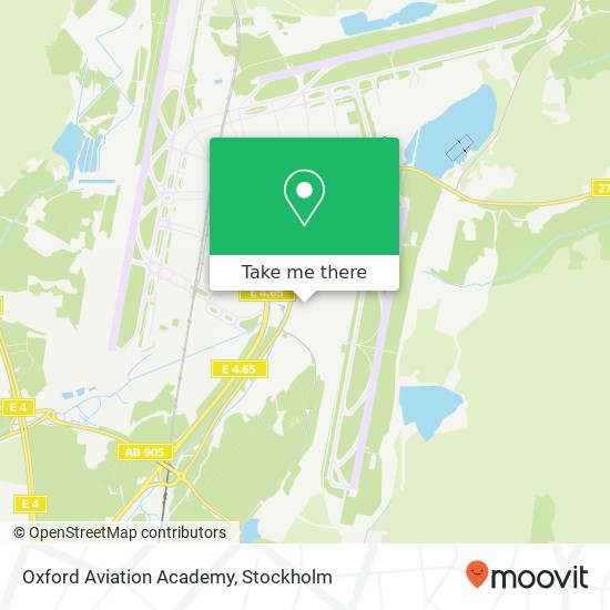 Oxford Aviation Academy map