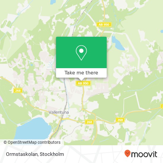 Ormstaskolan map