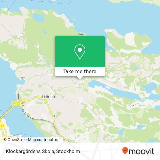 Klockargårdens Skola map