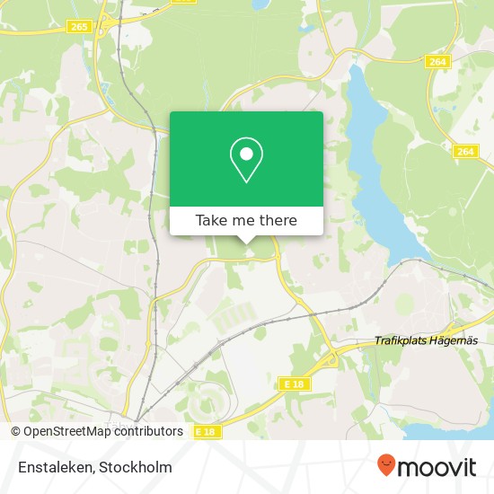 Enstaleken map