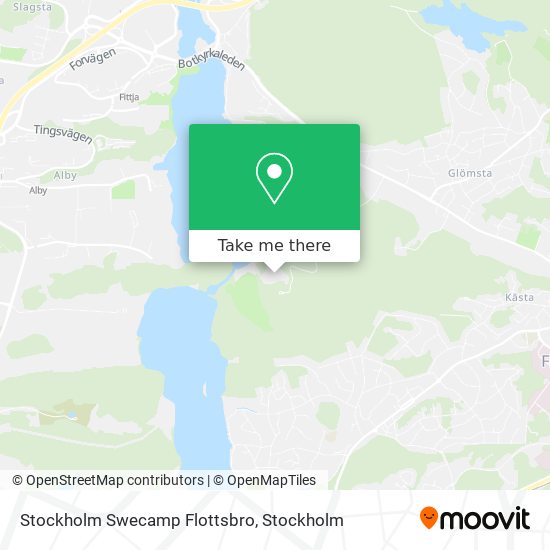 Stockholm Swecamp Flottsbro map