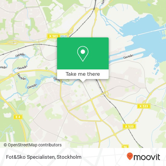 Fot&Sko Specialisten map