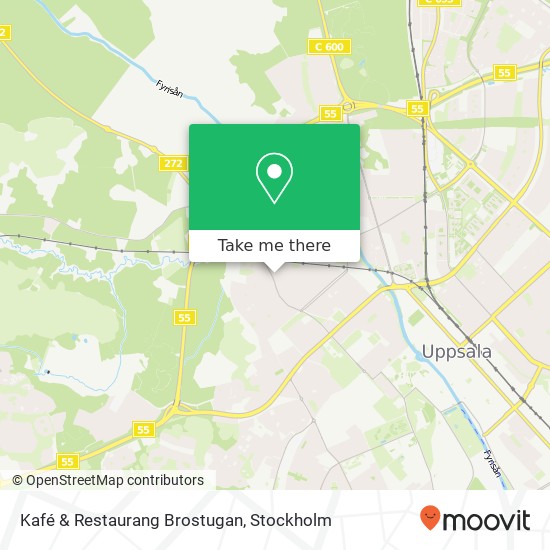 Kafé & Restaurang Brostugan map