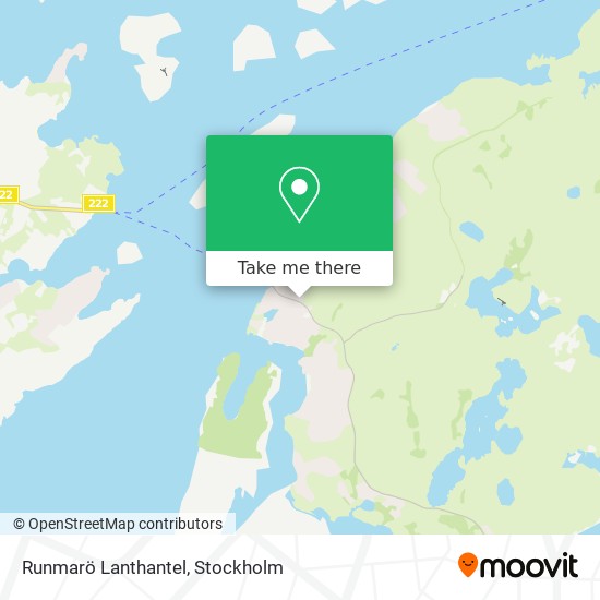 Runmarö Lanthantel map