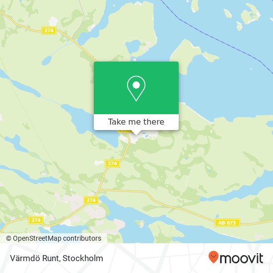 Värmdö Runt map