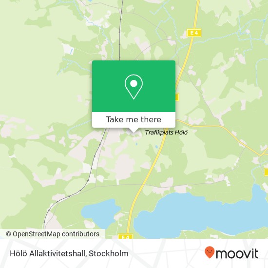 Hölö Allaktivitetshall map