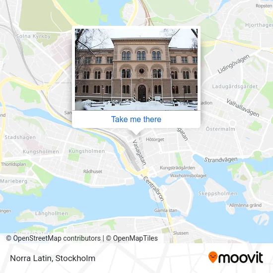 Norra Latin map