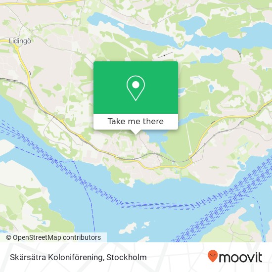 Skärsätra Koloniförening map