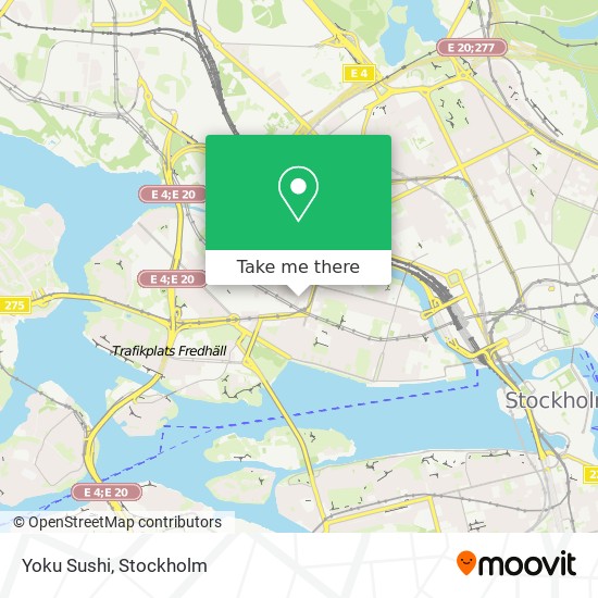 Yoku Sushi map