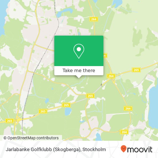 Jarlabanke Golfklubb (Skogberga) map