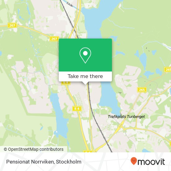 Pensionat Norrviken map