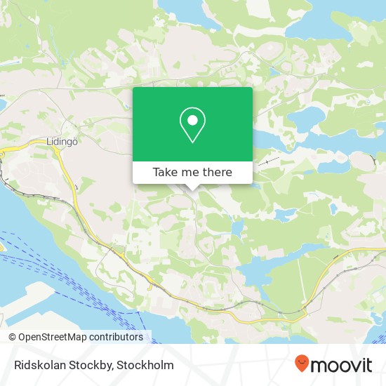 Ridskolan Stockby map