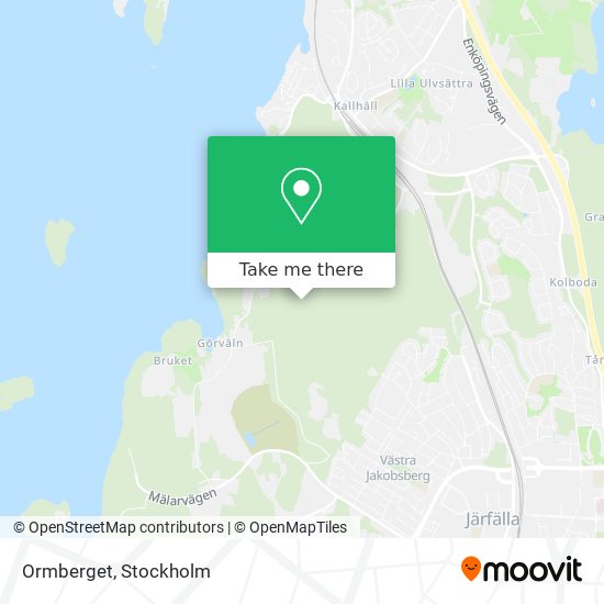 Ormberget map