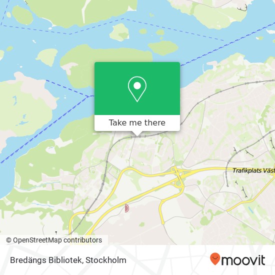 Bredängs Bibliotek map