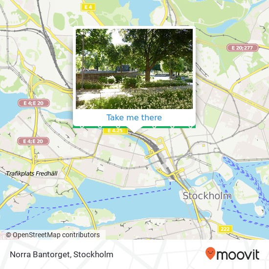 Norra Bantorget map