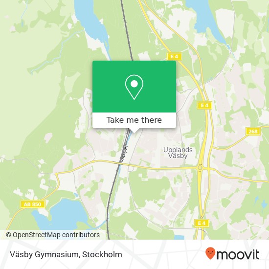 Väsby Gymnasium map