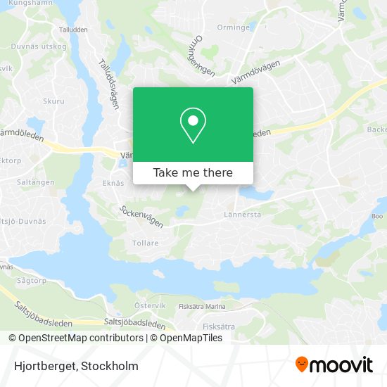 Hjortberget map