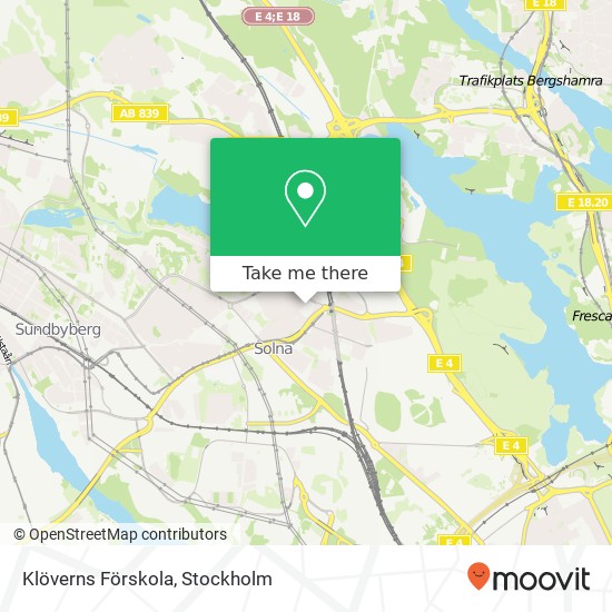 Klöverns Förskola map