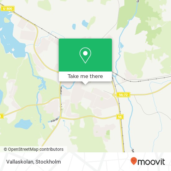 Vallaskolan map