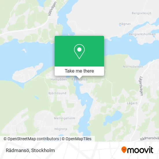 Rådmansö map