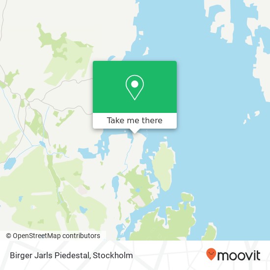 Birger Jarls Piedestal map