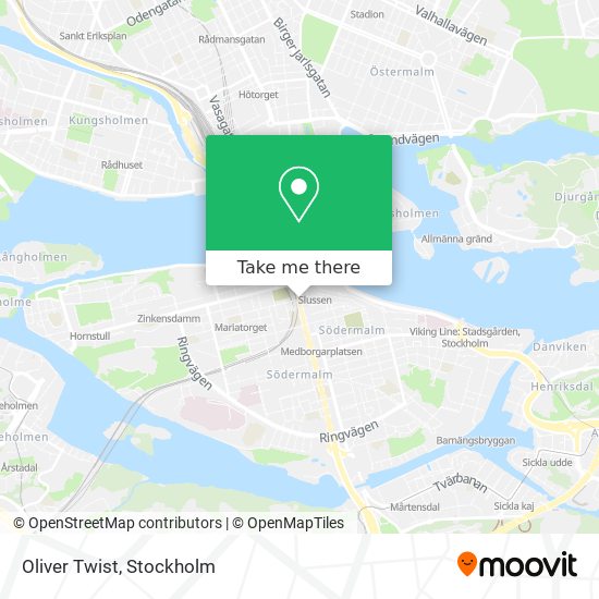 Oliver Twist map