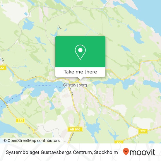 Systembolaget Gustavsbergs Centrum map