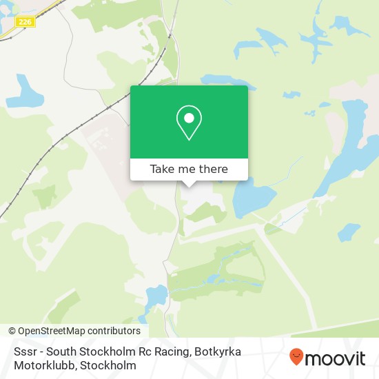 Sssr - South Stockholm Rc Racing, Botkyrka Motorklubb map