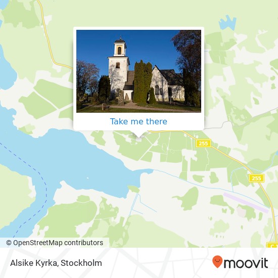 Alsike Kyrka map