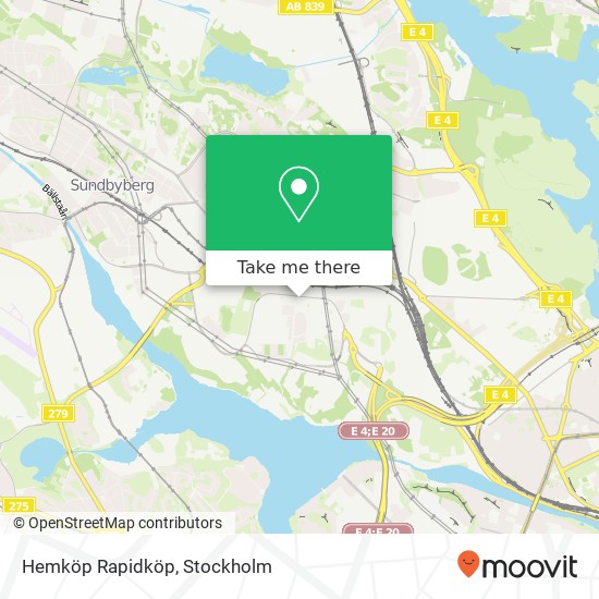 Hemköp Rapidköp map