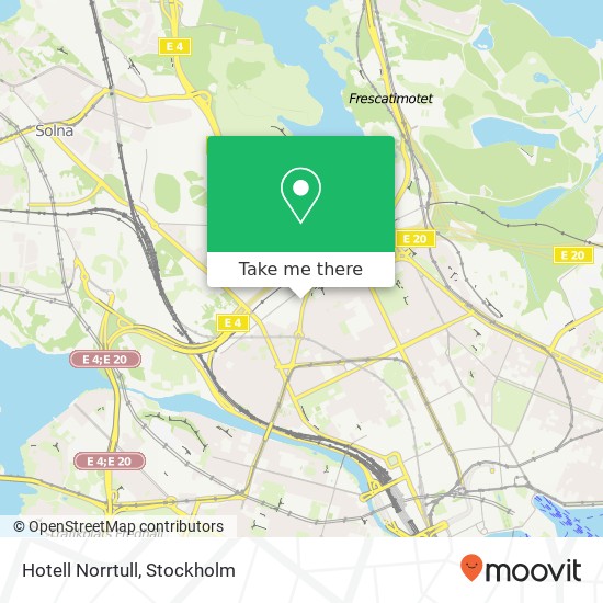 Hotell Norrtull map