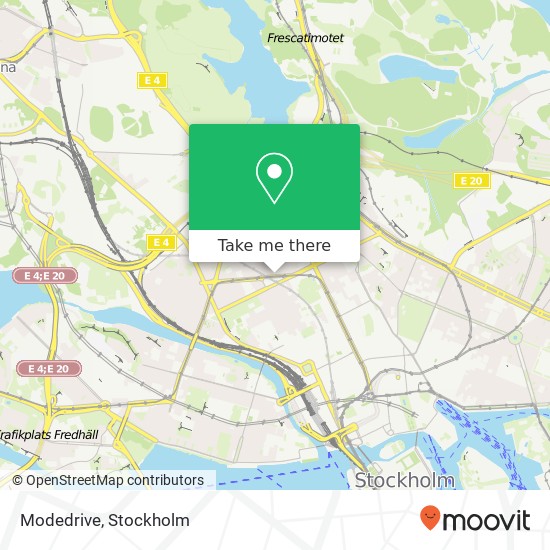 Modedrive map