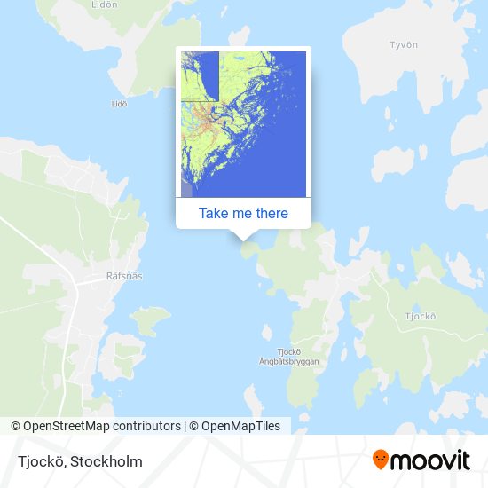 Tjockö map