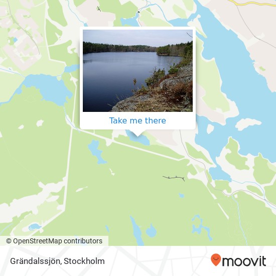 Grändalssjön map