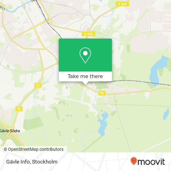 Gävle Info map