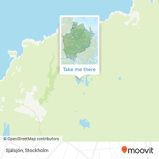 Själsjön map