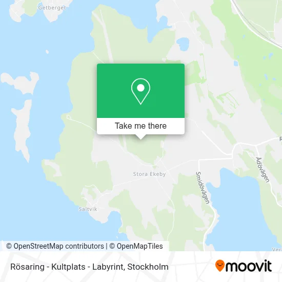 Rösaring - Kultplats - Labyrint map