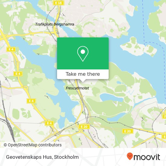 Geovetenskaps Hus map