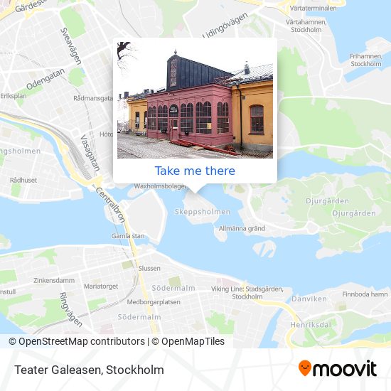 Teater Galeasen map