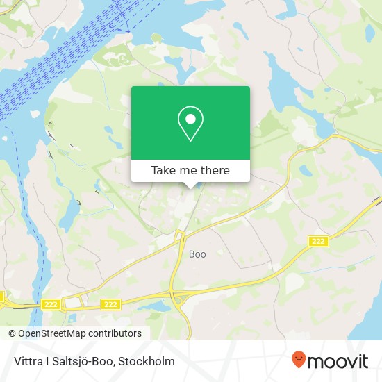 Vittra I Saltsjö-Boo map