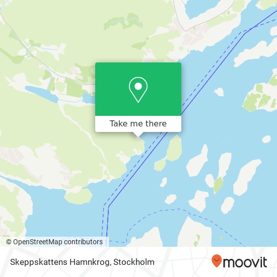 Skeppskattens Hamnkrog map