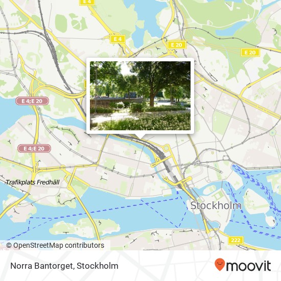 Norra Bantorget map