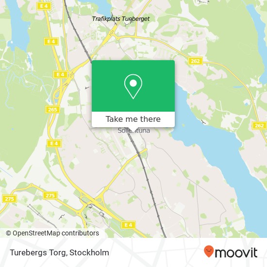 Turebergs Torg map