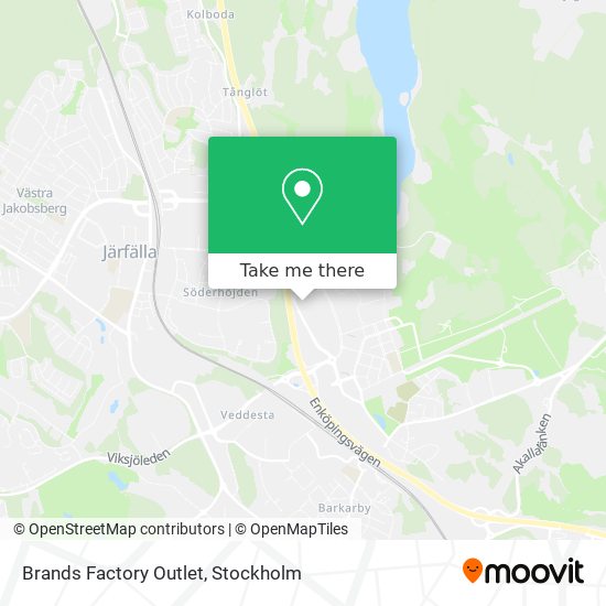 Brands Factory Outlet map