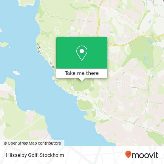 Hässelby Golf map