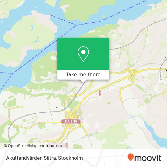 Akuttandvården Sätra map