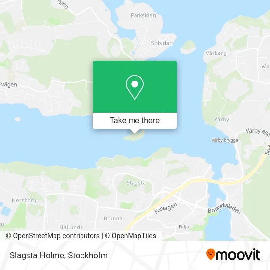 Slagsta Holme map